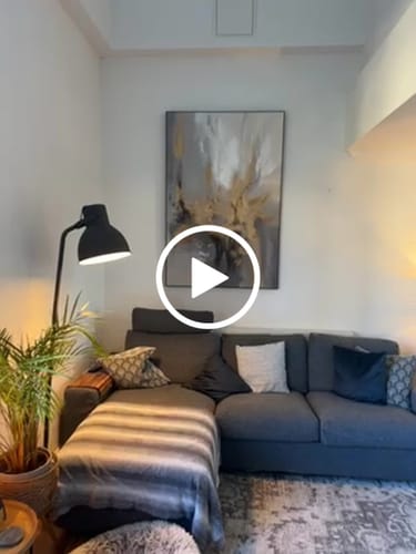 Customer video review of Abstract Painting #AB 345