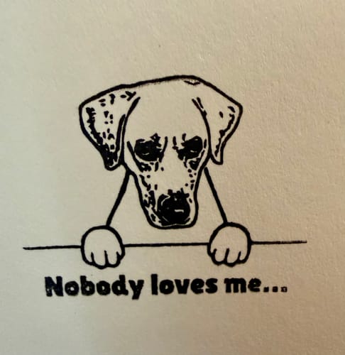 Customer photo review of Face Stamp﹘1.5" Square Stamp﹘US