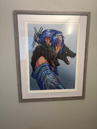 Customer photo review of I Don't Know What's Got Into Me Lately - Limited Edition Print