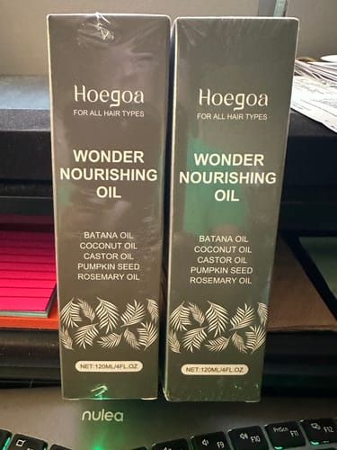 Customer photo review of Premium Batana Oil For Hair Growth