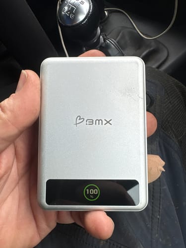 Customer photo review of SolidSafe™ 10K Solid-State Magnetic Power Bank