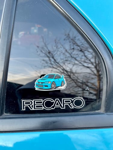 Customer photo review of 100 2.5" Custom Holographic Stickers