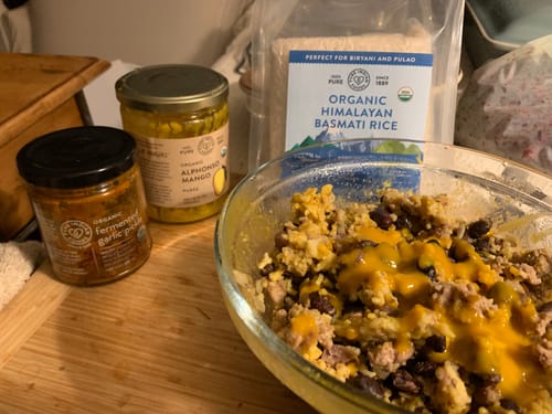 Customer photo review of Himalayan Basmati Rice Aged 2 Years, Certified Organic - 2 lbs