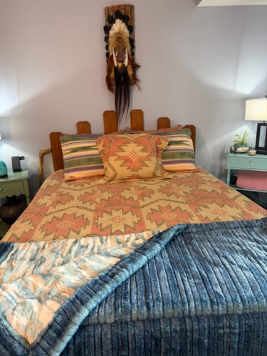 Customer photo review of The Silver Shower Blanket