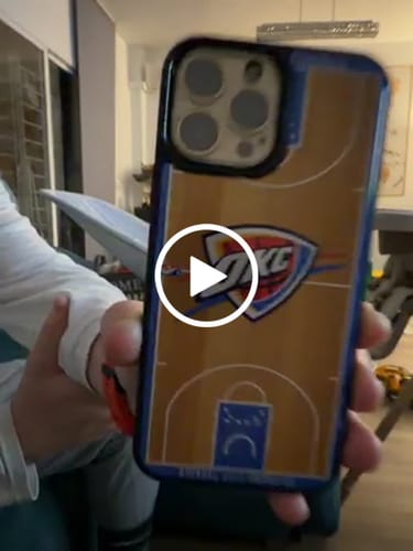 Customer video review of Oklahoma City Thunder - NBA Authentic Wood Case