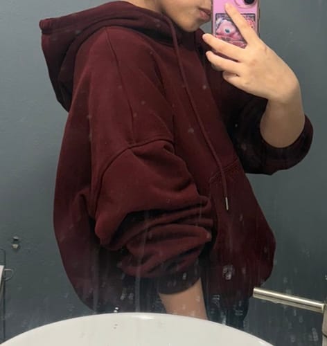 Customer photo review of Relaxed Oversized Hoodie