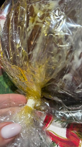 Customer photo review of Panettone Artigianale con EXTRA crema di Pistacchio | 1,5kg