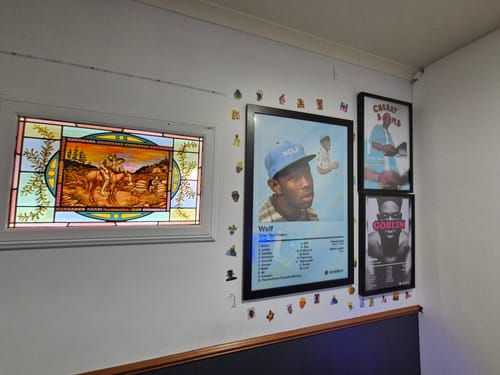 Customer photo review of Tyler, The Creator Album Posters