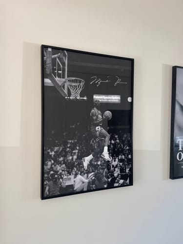 Customer photo review of Michael Jordan Signed Poster