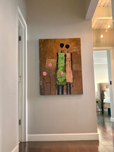 Customer photo review of People Canvas Art #PE106