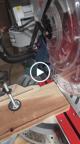 Customer video review of Bosch Axial Glide Miter Saw Dust Chute (Gen II)