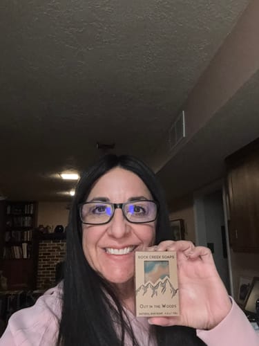 Customer photo review of STARRY NIGHT SOAP | Sandalwood, Wild Currants, & Vanilla