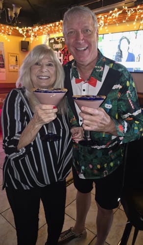 Customer photo review of Men's Christmas Tree Camo Print Funny Outfit Themed Top Long Sleeve Shirt