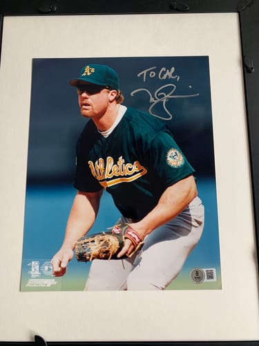 Customer photo review of Mark McGwire Autograph Signing