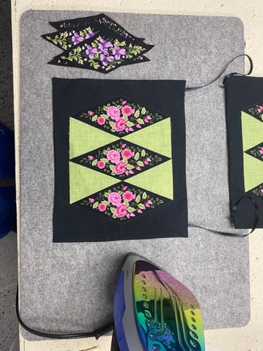 Customer photo review of Wool Ironing Mat