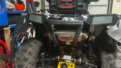 Customer photo review of RPM Sport Slip-On Exhaust - Can-Am Renegade 570, 850, 1000, X XC XMR