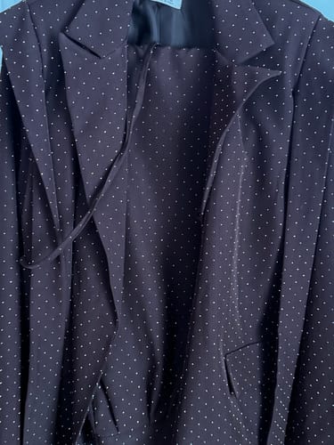 Customer photo review of Σετ σακάκι και παντελόνι με στρας