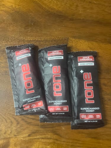 Customer photo review of VARIETY PACK - 100mg Caffeine - SuperCharged Honey (20-Pack)
