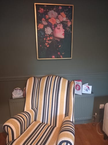 Customer photo review of Victorian Flowers No2 Print