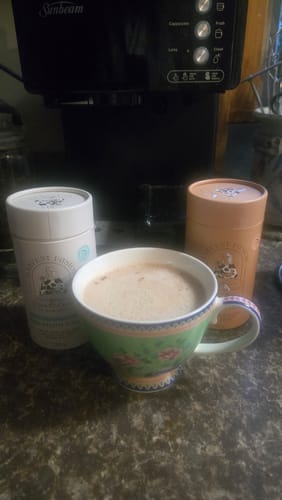 Customer photo review of White Chocolate Bone Broth Powder