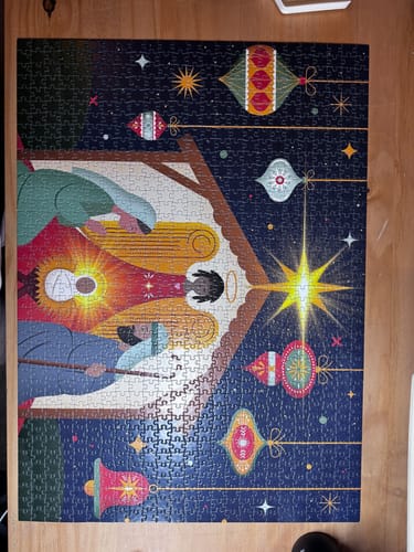 Customer photo review of Custom 100 Piece Puzzle - Personalized Jigsaw Puzzles with 100 Pieces