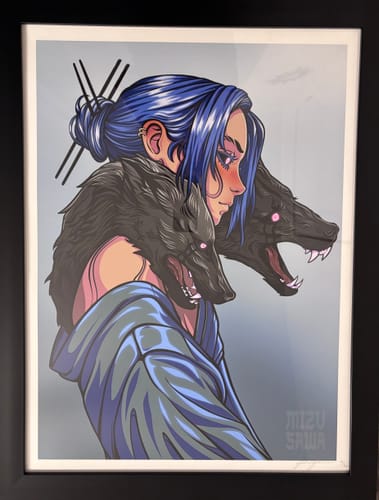 Customer photo review of I Don't Know What's Got Into Me Lately - Limited Edition Print