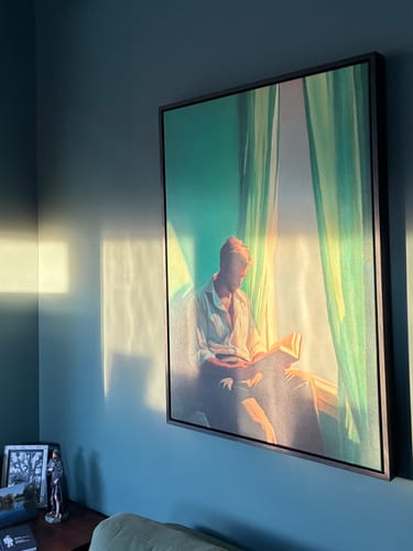Customer photo review of The Reading Corner Print