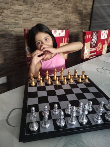 Customer photo review of Ajedrez Magnético Premium 32x32cm | Nación Ajedrez