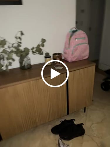 Customer video review of Colemen 63" Wood Sideboard Buffet Cabinet with Slatted Doors
