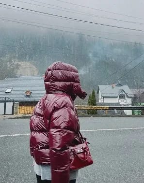 Customer photo review of Davina Hooded Puffer Jacket