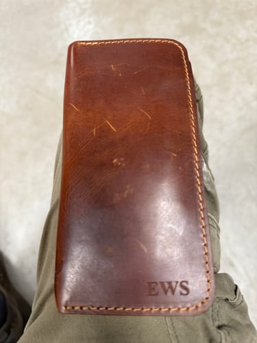 Customer photo review of The Houstonian Long Wallet