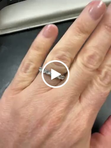 Customer video review of Semi Eternity Ring
