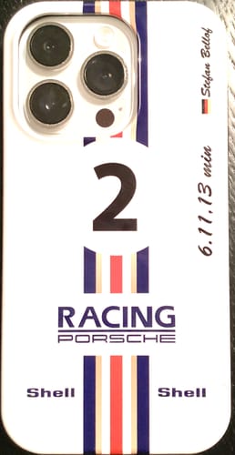 Kundenbewertung mit Foto zu 956K #2 Bellof Rekordrunde Nordschleife 1983 Livery - Individuelle Premium Hülle für iPhone