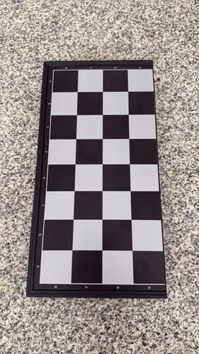 Customer photo review of Tablero De Ajedrez Magnético 32x32cm