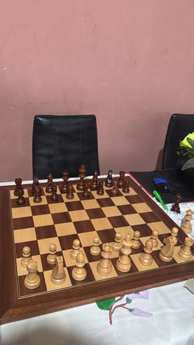 Customer photo review of Set de Ajedrez “Smyslov” – Edición Royal Chess