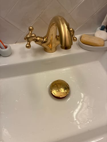 Customer photo review of Single Hole Bathroom Vanity Faucet