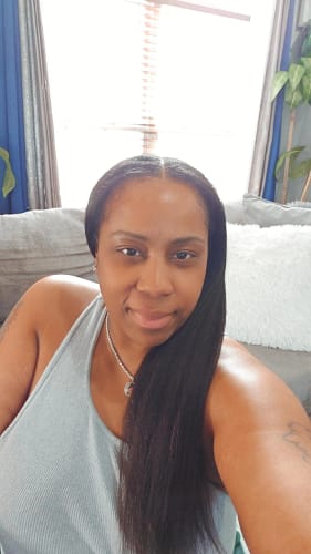 Customer photo review of Silkening Mist
