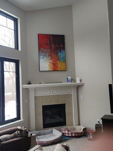 Customer photo review of Pollock Art #JP013