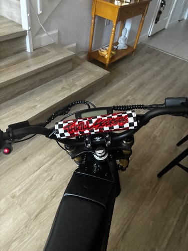 Customer photo review of Custom Bar Pad Cover