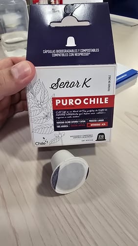 Customer photo review of Cápsulas para Nespresso | EL CAFÉ DE CHILE