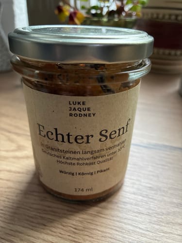 Customer photo review of Echter Senf | Rohkostqualität
