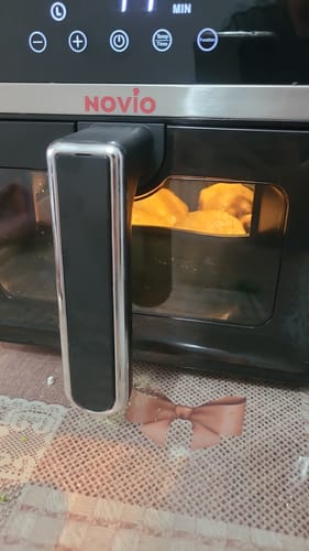 Customer photo review of Air Fryer Novio StonePro