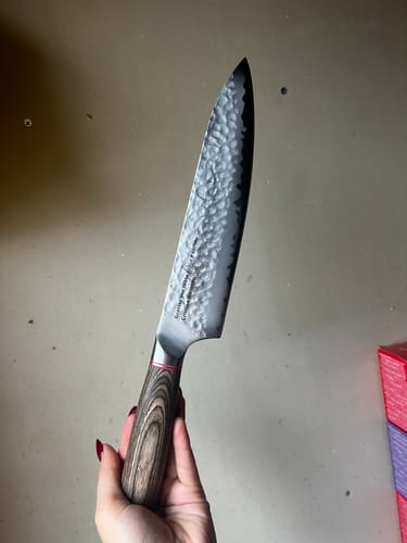 Customer photo review of Cuchillo Parrillero Acero Alemán 3 capas hoja 20 PATAGÓN - VIVA EL ASADO