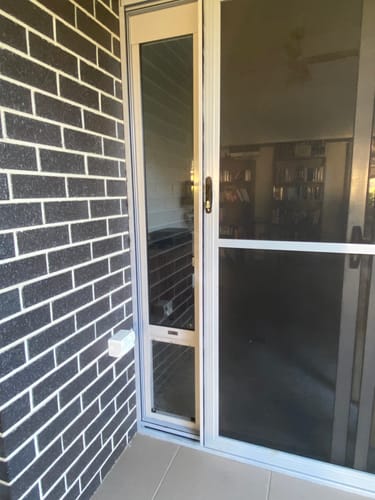 Customer photo review of Pet Door Inserts
