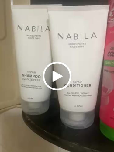 Customer video review of NABILA Repair Conditioner | 150ml