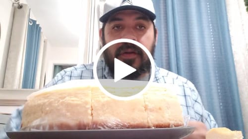 Customer video review of New York Style Cheesecake