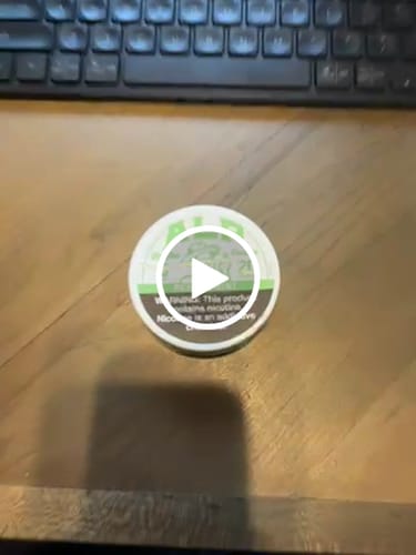 Customer video review of Peppermint Nicotine Pouches