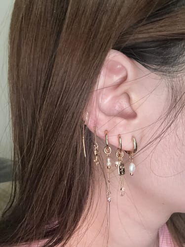 Customer photo review of Rose Earring Set