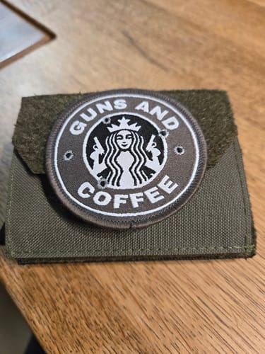 Customer photo review of Tactical Wallet inkl. 3x Patch + Münzfach - Steingrau Oliv