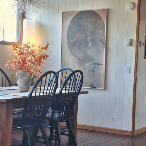 Customer photo review of Abstract Tranquility Art Painting #WS267